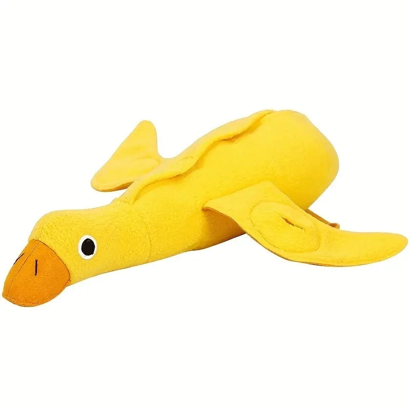 Quacky Delight Snack Dispenser - Squeak Toys for Puppy Training, Interactive Play,  Mental Stimulation - Durable, Easy-to-Clean