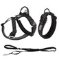 SMALL COMBINATION Large Dog Collar Harness and Leash Sets No pull Reflective Medium dog chest vest Pet German Shepherd Training