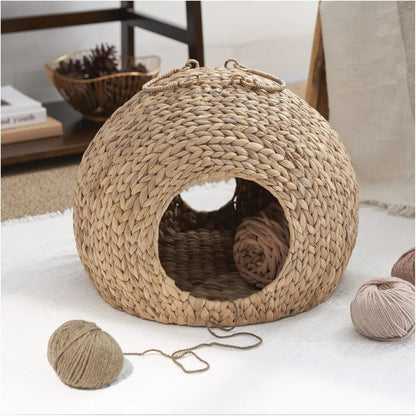 "self-warming cat bed - heated pet pad with anti-slip bottom and machine washable cover"