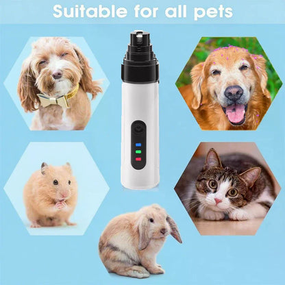 Silent Groom Pro Nail Grinder, 2025 Upgraded Silent Groomer Pro Nail For Dogs, Rechargeable USB Charging Pet Nail Grinder