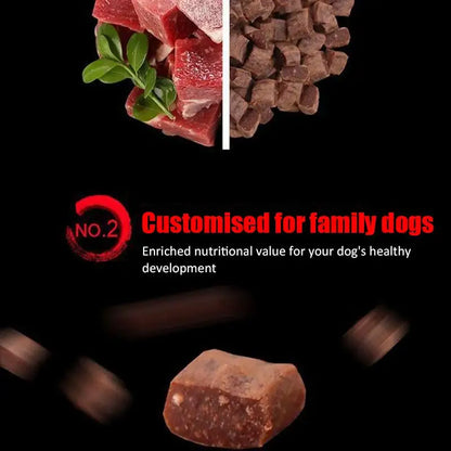 Dog Snacks Beef Particles Appetising Digesting Nutritious Delicious Chewy Training Rewards for Adult Dog Puppies Pet Food Snacks
