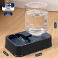1.2L/1.5L Pet Automatic Feeder Plastic Large Capacity Cat Dog Water Dispenser Feeder Set 3 Colors 2 Styles