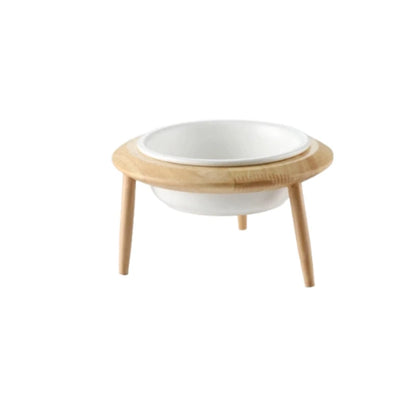 Cat Supplies Food Water Bowl Pet High Foot Feeding Dish Cats Dogs Ceramics Feeder Elevated Cat Ceramic Bowls Height Adjustable