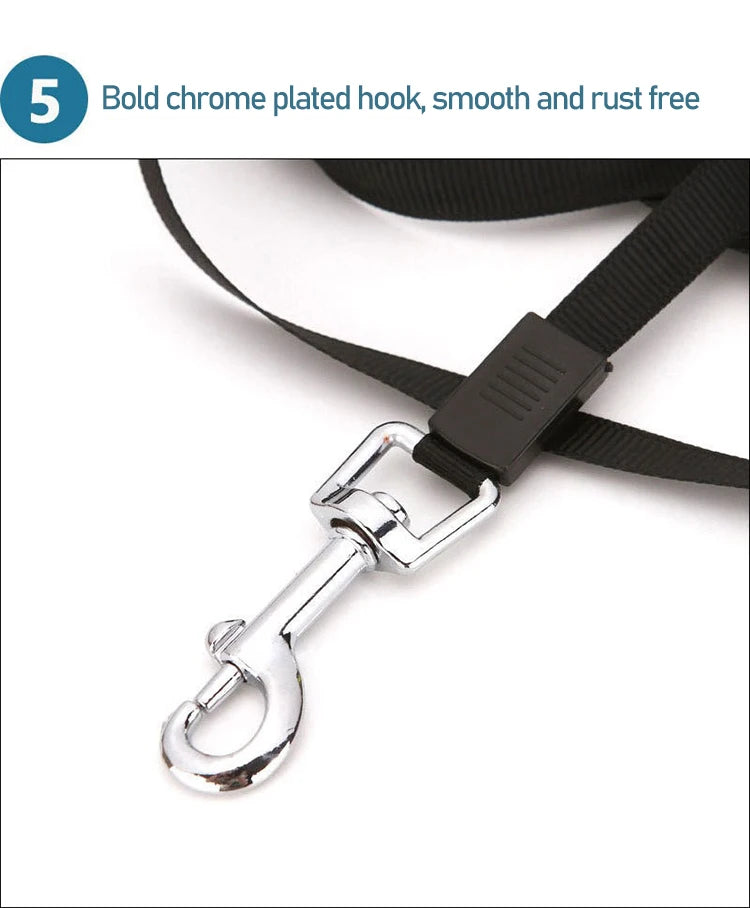 New Leash for Big Dog Retractable Leash 5 Meters Hands Free Small Dog Leash Double Strap for Dogs GXQ12