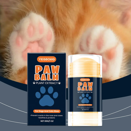 YEGBONG Pet Paw Stick for Dogs Cats Natural Balm Dry Cracked Paws Protection Hypoallergenic Safe Licking Nourishing Care Winter