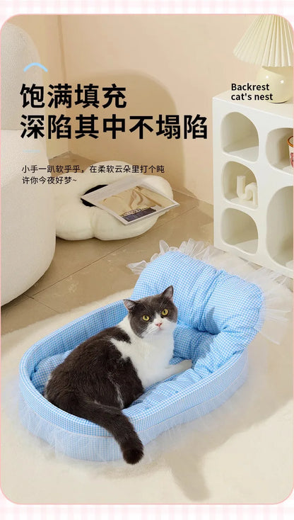Macaron dog bed pet kennel kennel four seasons universal winter dopamine cat nest deep sleeping nest pet supplies spot