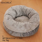 KEMORELA Ultra-Soft Plush round Pet Bed Washable Non-Slip Bottom Winter Cozy Design for Indoor Cats And Small/Medium Dogs