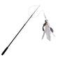 1.8M Cat Teaser Four Section Expandable Cat Fishing Rod Toy with Catnip Interactive Teaser for Kittens Petshop Accessories Durab