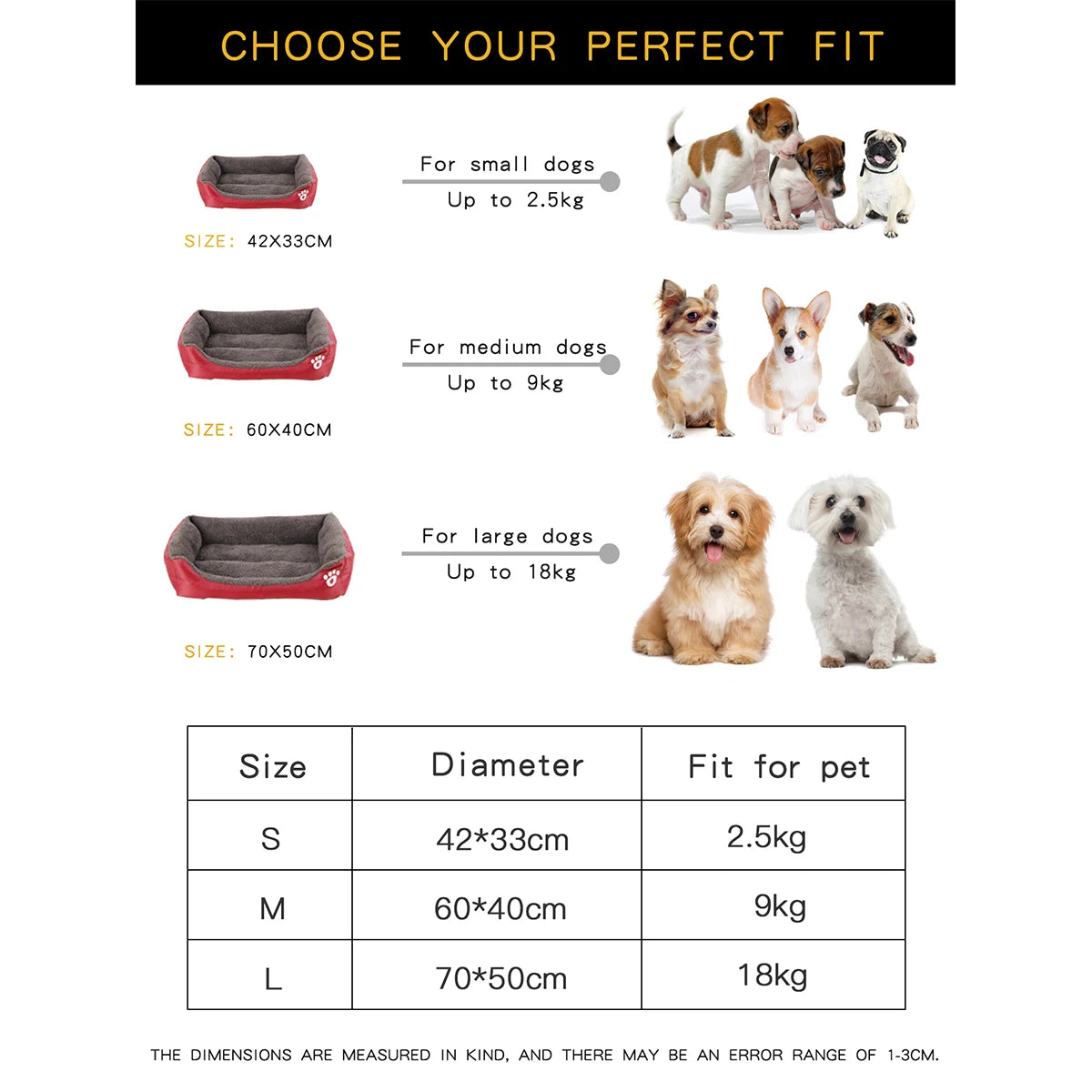 Dog Bed Winter Pet Beds Cat Sofa Accessories Small Big Cushion Dogs Pets Supplies Baskets Large Basket Mat Bedding Kennel Fluffy