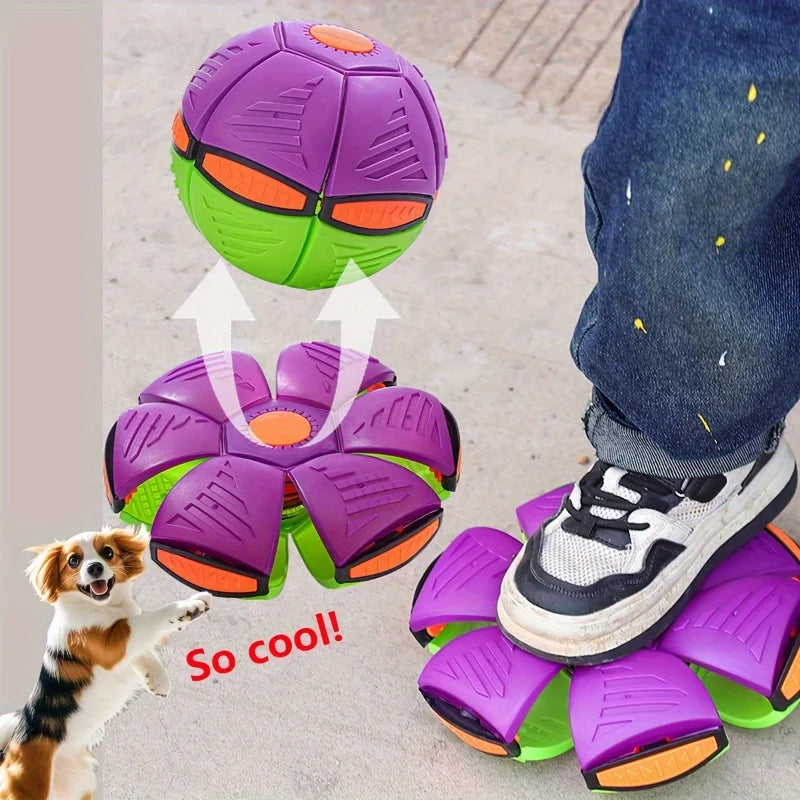 1pc Deformed UFO UFO Dog Toy - Durable Plastic Interactive Pet Playmate, Suitable for Training and Behavior