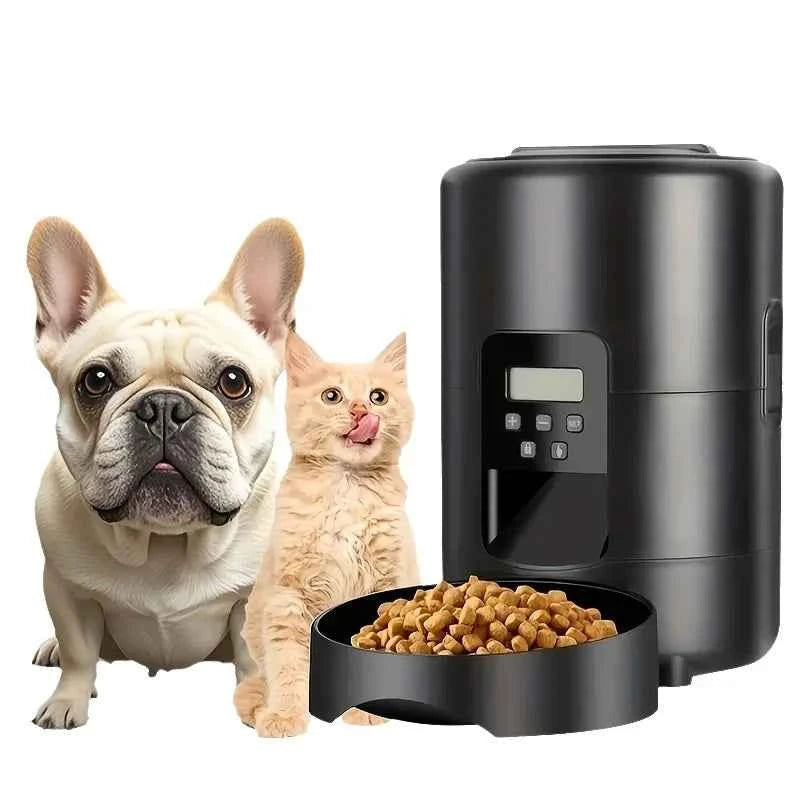 Smart Button WIFI APP And Video For Pets, Automatic Feeder For Cats and Dogs Bowl, Timed Operation, 2L Pet Feeder