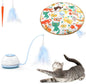 ATUBAN Automatic Motion Cat Toys-4 Modes Interactive Motorized Wand Toys,3 Feathers,Electronic Exercise Pet Toy for Indoor Cats