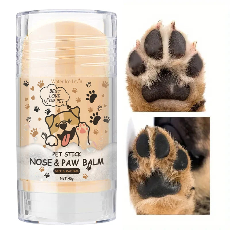 45g Pet Paw Care Cream Stick, Rich in Natural Plant Ingredients, Gently Moisturizes and Quickly Relieves Dry Paws, Cares for the Health of Pet Paws