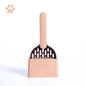 Cat Litter Scoop Set with Base Long Handle Clashing Cat Poop Tool High-Grade ABS Plastic Durable Kitten Toilet Cleaning Tool Pet