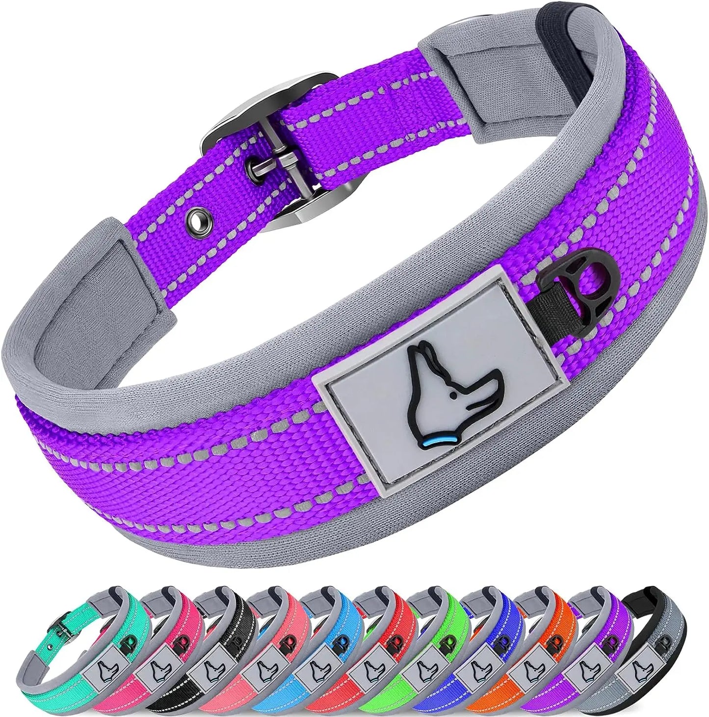 Solid Dog Collars Nylon Dog Collar For Small Medium Large Dogs Teddy Keji Pitbull Bulldog Beagle