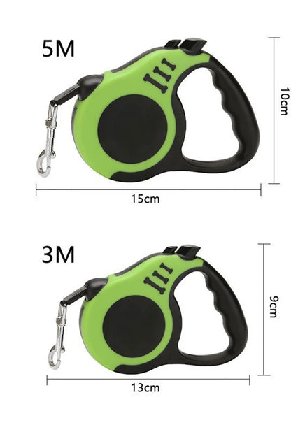 New Leash for Big Dog Retractable Leash 5 Meters Hands Free Small Dog Leash Double Strap for Dogs GXQ12