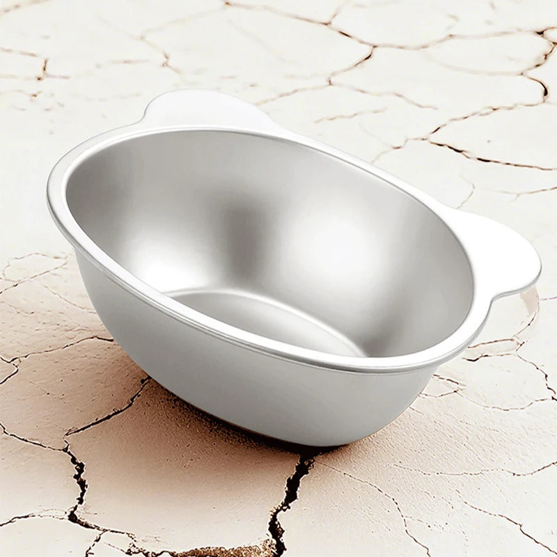 Stable Raised Cat Bowls Elevated 15° Neck Guard Dog Bowls Shatter-resistant 304 Stainless Steel Cat Food Bowl for Puppy and Cat