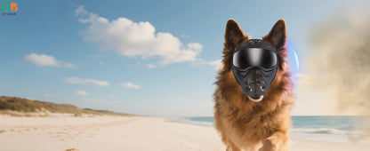 ATUBAN Dog Goggles Large Breed, UV Protection Full Face Sunglasses for Dogs, Windproof Dustproof Snowproof Pet Eyes Wear