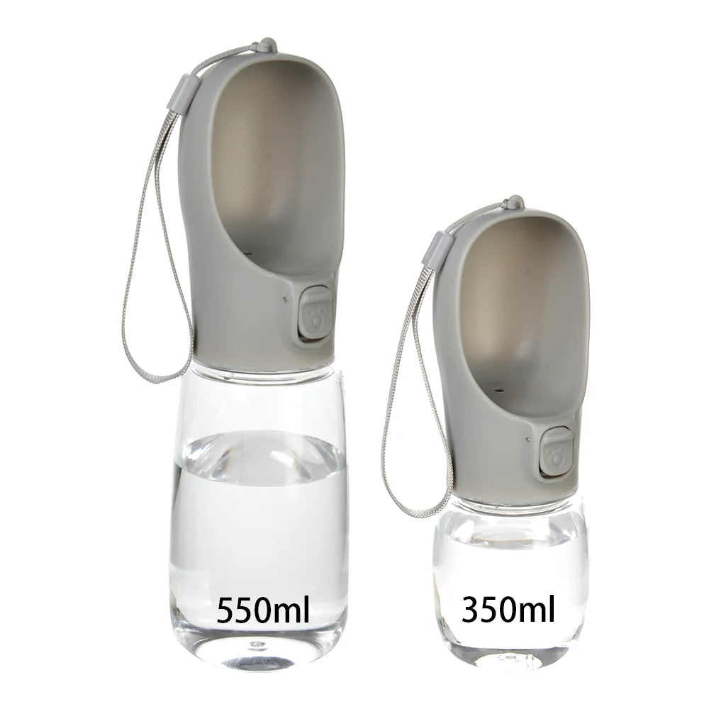 Portable Dog Water Bottle for Small Big Dogs Bowl Outdoor Walking Pet Travel Water Dispenser Feeder with Lanyard Puppy Supplies