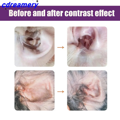 CDY  ear droppings, and ear drops. Suitable for cats and dogs to relieve itching and clean the ear canal