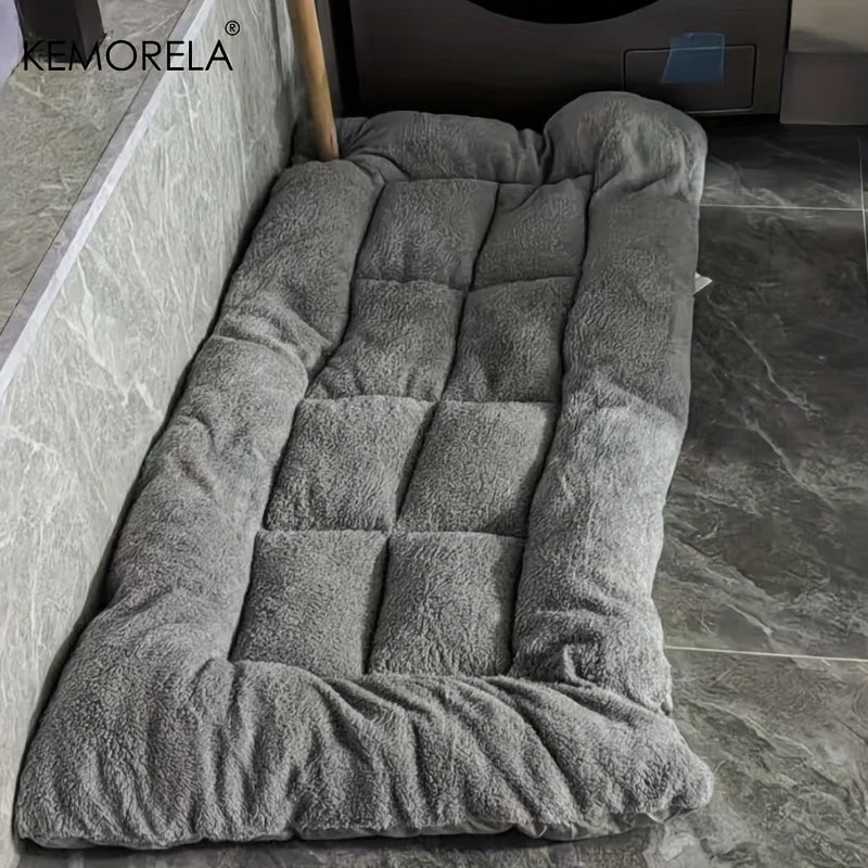 KEMORELA Extra Large Plush Dog Bed Sofa Thickened Super Soft Polyester Pet Mat Dog Crate Mat Bed For Small Medium Large Dog Bed