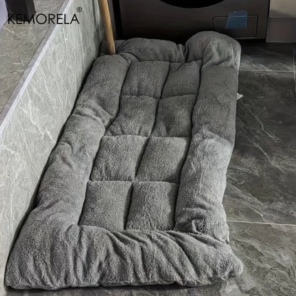 KEMORELA Extra Large Plush Dog Bed Sofa Thickened Super Soft Polyester Pet Mat Dog Crate Mat Bed For Small Medium Large Dog Bed