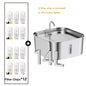 14L/7L Automatic Dog Water Fountain Stainless Steel Cat Pet Fountain with window Silent Cat Dog Water Feeder( No 5V 1A Plug