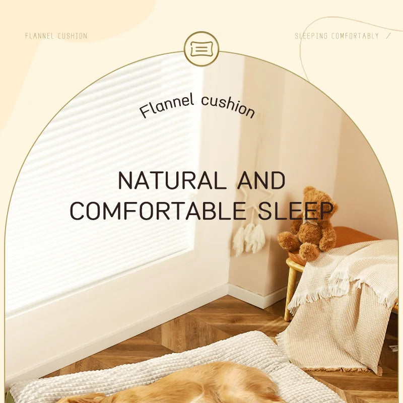 HOOPET winter Warm Dogs Sleeping Bed Soft Fleece Pet Blanket Detachable Cat Puppy Mat Cushion for Small Medium Large Dogs