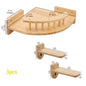 Wooden Cat Climbing Shelves Wall Mounted Cat Tree Sisal Scratching Post Pedal Hammock Indoor Kitten Playground Cats Accessories