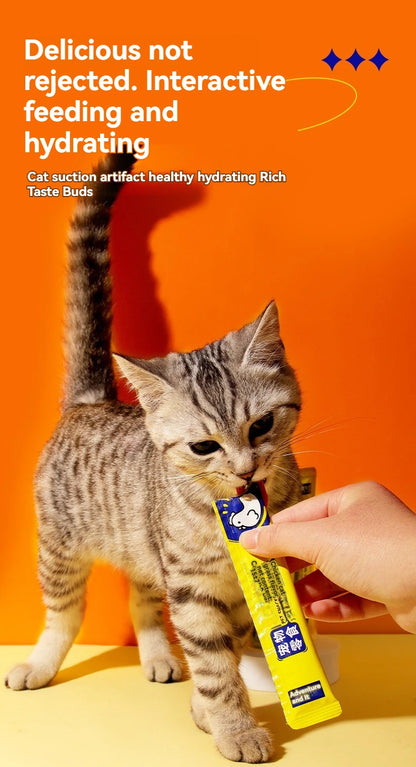 Cat grass cat strips chicken flavor cat snacks 15 grams per adult cat kitten nutrition supplement cat strips cat wet food