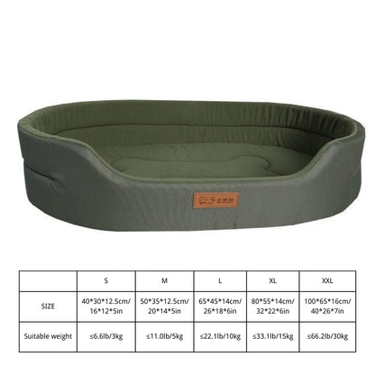 Winter Waterproof Orthopedic Foam Dog Beds for Small Medium Large Dogs Durable Dog Sofa The Pet Bed Washable Removable Cover