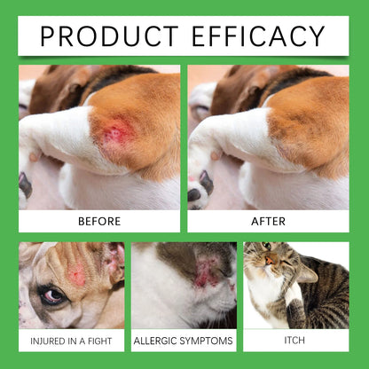 Yegbong Mild Pet Anti-Itch Cream – Relieves Dryness & Allergic Itching, Hormone-Free & Non-Irritating, Reduces Scratching Damage