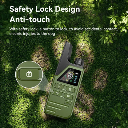 ROJECO Electric Dog Training Collar IPX7 Waterproof Dog Bark Stop Collar With Remote Control Rechargeable Anti Barking Device