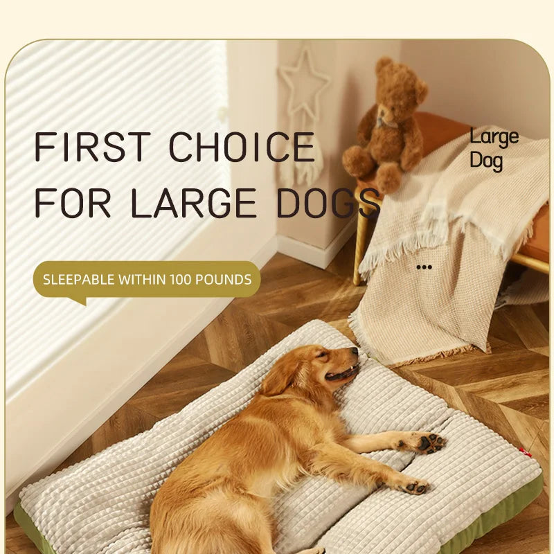 HOOPET winter Warm Dogs Sleeping Bed Soft Fleece Pet Blanket Detachable Cat Puppy Mat Cushion for Small Medium Large Dogs