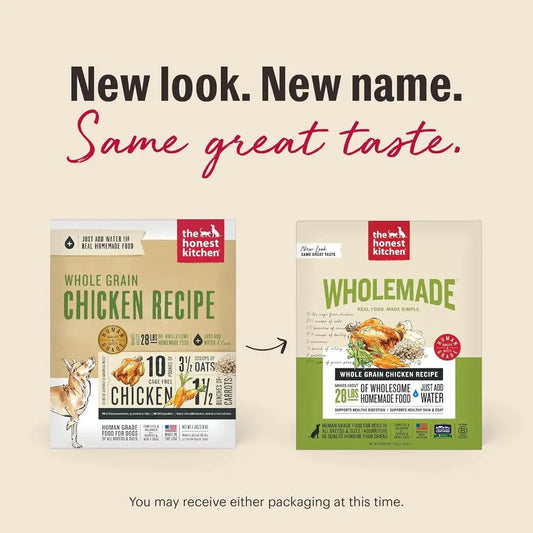 Wholemade™ Dehydrated Whole Grain Chicken Dog Food, 10 lb Box