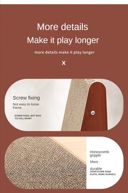 Cat Scratcher Board Detachable Cat Scraper Scratching Post for Kittens Grinding Claw Climbing Toy Pet Cat Furniture Supplies