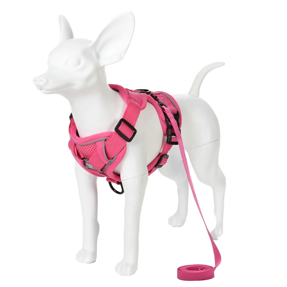 Breathable Cat Harness Leash for Small Medium Dogs Cats  Adjustable Reflective Harnesses Pets Vest Puppy Maine Sphynx Supplies