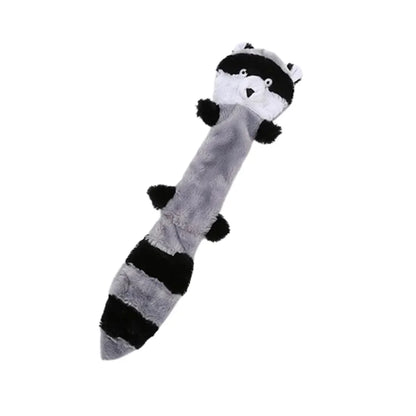 1/3 Pcs Large Dog Toy Bite-Resistant Sound Plush Toy Squirrel, raccoon, fox Cartoon Pet Toy Squeaky Dog Toy For Small Medium Dog