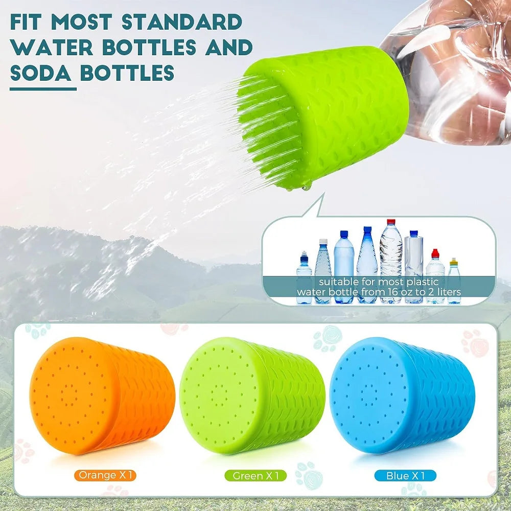 Portable Pet Shower Head - Adjustable Silicone Bath Sprayer for Dogs and Cats, Gentle Water Flow for Outdoor & Indoor Pet