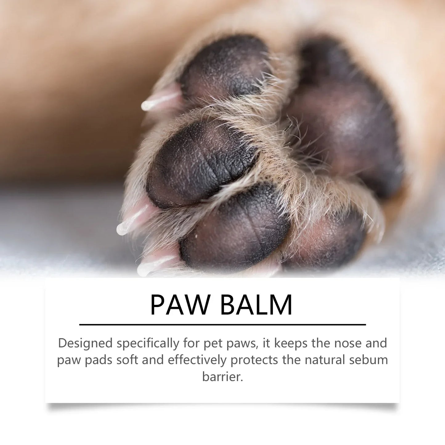 YEGBONG Pet Paw Stick for Dogs Cats Natural Balm Dry Cracked Paws Protection Hypoallergenic Safe Licking Nourishing Care Winter