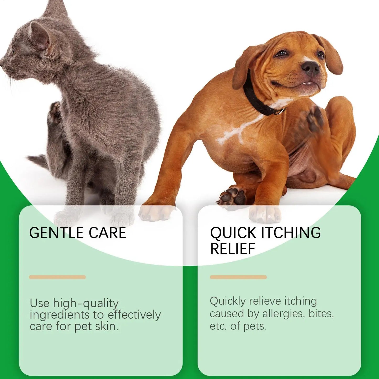 Dog Skin Soothing Spray 50ml Anti Itch Relief Pet Hot Spot Wound Care Moisturizer Cat Puppy Coat Healing Quick Absorb Liquid