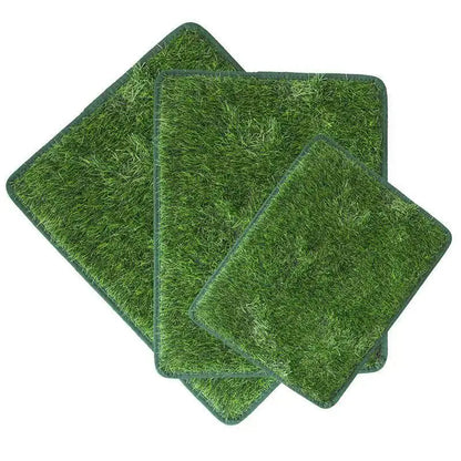 Artificial Turf Dog Potty Training Mat Reusable Grass Rug Replacement Turf Outdoor Lawn Mat Easy To Clean for Balcony Garden