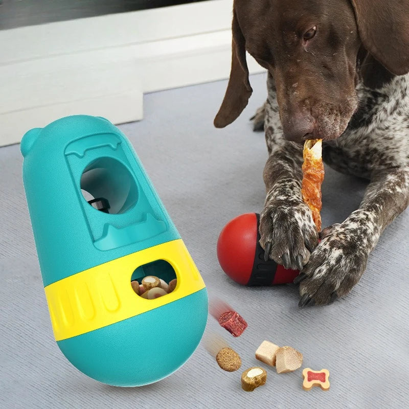 Slow Feeder Ball Cat Dog enrichment toys Food Dispensing Puppy Toy  Interactive Improve IQ Rolling Design tumbler owl Pet toys