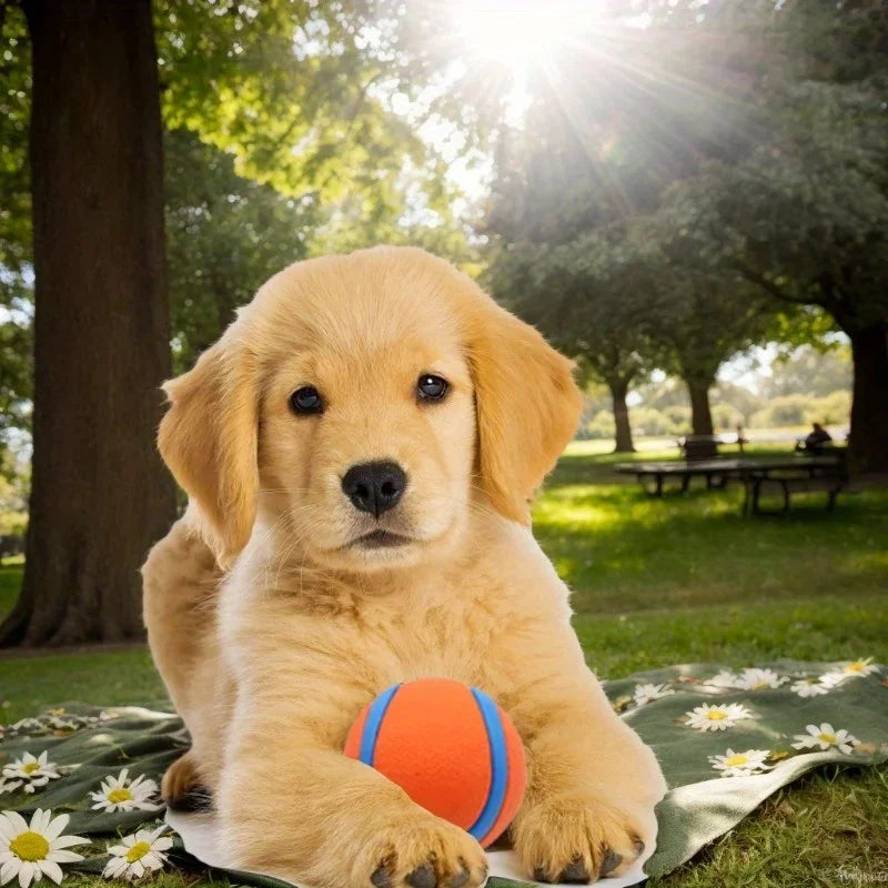 Dog Toy Ball Dog Fetch Ball Toy Tough Pet Ball Puppy Chew Toy Solid Elastic Jumping Ball Pet Accessories For Large Medium Small