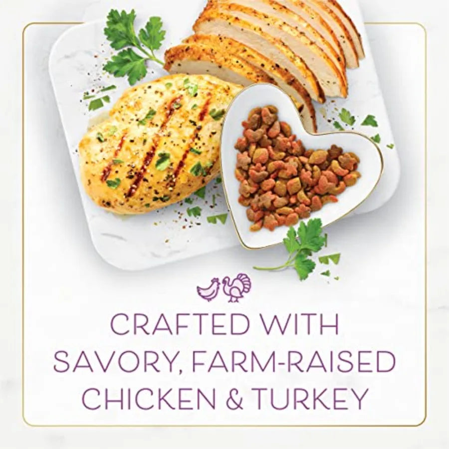 PURINA Dry Cat Food with Savory Chicken and Turkey - 7 lb. Bag Pack of 2