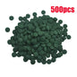 100pcs High Purity Spirulina Tablets Spiral Seaweed Enrichment Favorite Pets Food Fish Crystal Red Shrimp Fish Food Aquarium