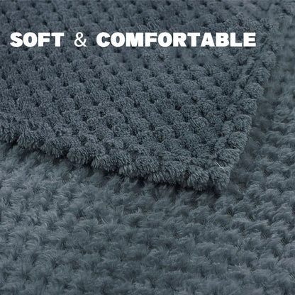 Soft Pet Blanket Plush Dog Sleeping Blanket Solid Color Washable Sofa Pad Portable Warm Cat Bed Blanket Home Carpet For Winter