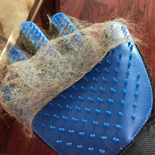 1PC Cat Hair Remove Gloves Rubber Pet Beauty Cleaning Grooming Effective Massage Dog Combs Floating Brush 6 Color - Pet Suppie