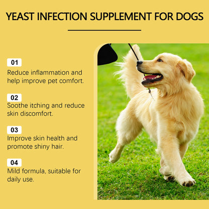 YEGBONG 60ml Herbal Anti Inflammatory Pet Supplement Liquid Drops Natural Support for Dogs and Cats with Sensitive Skin Stomach