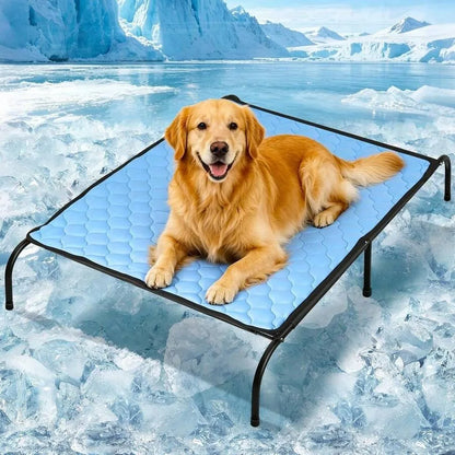 Pet Ice Silk Cooling Mat, Breathable and Non-Slip, Summer Heat Relief, Waterproof, Suitable For Dogs Cats, Universal Size For C